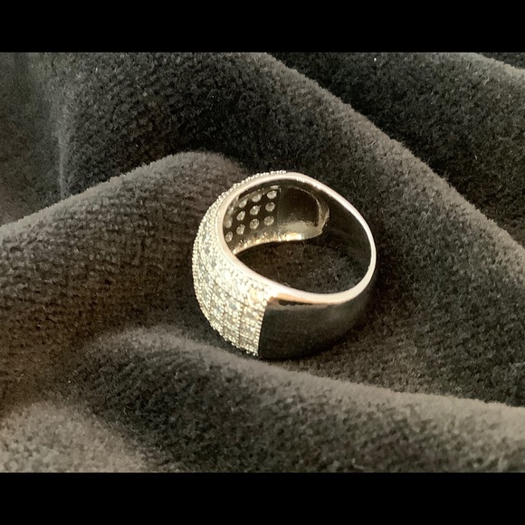 Zircon Cocktail Ring Size 7 - Picture 5 of 11